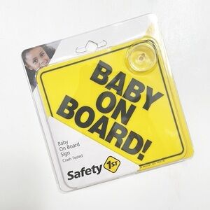 NEW Safety 1st Baby On Board Sign